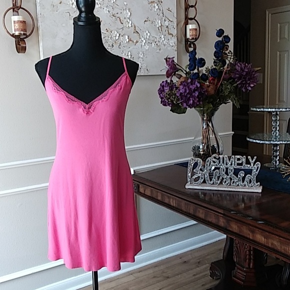 Victoria's Secret Cotton Pink Slip Nighie. Size S - Picture 12 of 16